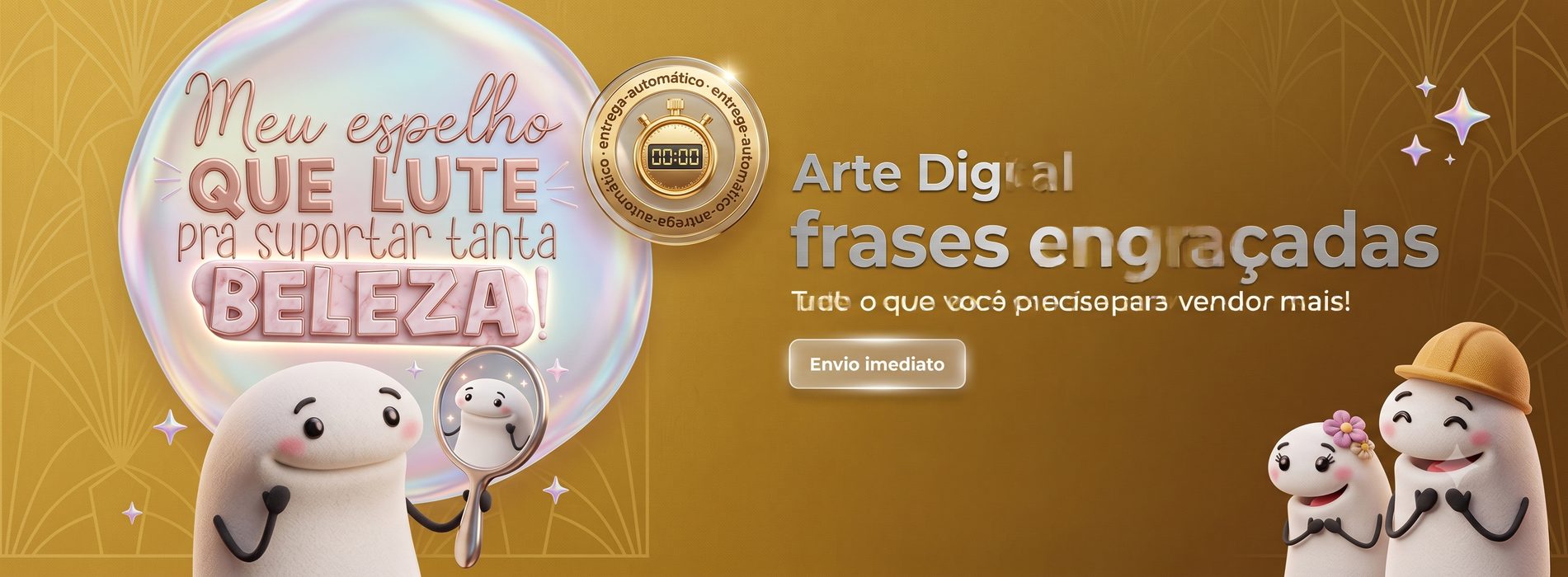 Arte Digital Frases Engraçadas